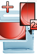 NoXx NoXx Samsung Galaxy Tab A9 Plus Kinderhoes Met 2x Screenprotector - Sky