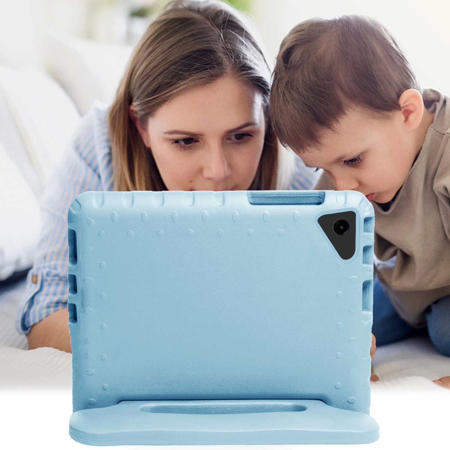 NoXx NoXx Samsung Galaxy Tab A9 Plus Kinderhoes Met 2x Screenprotector - Sky