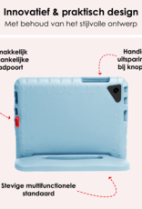 NoXx NoXx Samsung Galaxy Tab A9 Plus Kinderhoes Met 2x Screenprotector - Sky