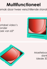 NoXx NoXx Samsung Galaxy Tab A9 Plus Kinderhoes Met 2x Screenprotector - Turquoise