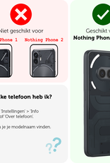 Forterra Forterra Nothing Phone (2a) Plus Hoesje Siliconen - Transparant - 2 PACK