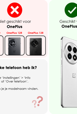 NoXx NoXx OnePlus 13 Hoesje Siliconen - Transparant - 2 PACK