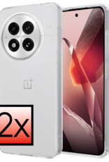 NoXx NoXx OnePlus 13 Hoesje Siliconen - Transparant - 2 PACK