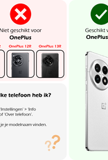 Nomfy Nomfy OnePlus 13 Hoesje Siliconen Met Screenprotector - Transparant
