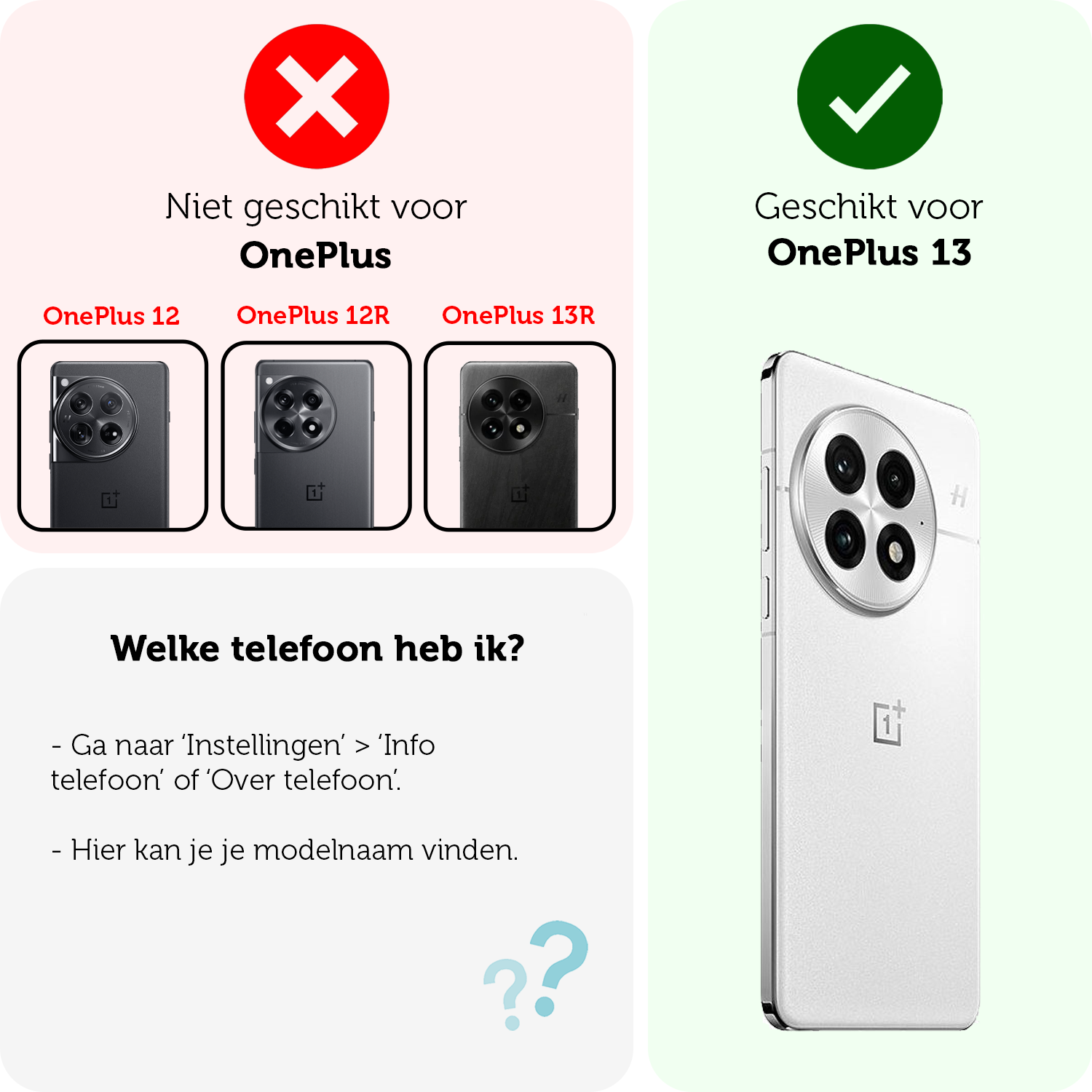 Forterra Forterra OnePlus 13 Hoesje Siliconen - Transparant