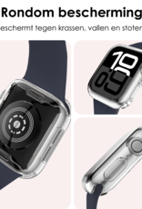 NoXx NoXx Apple Watch Series 10 Hoesje Siliconen Transparant - 46 mm - 2 PACK