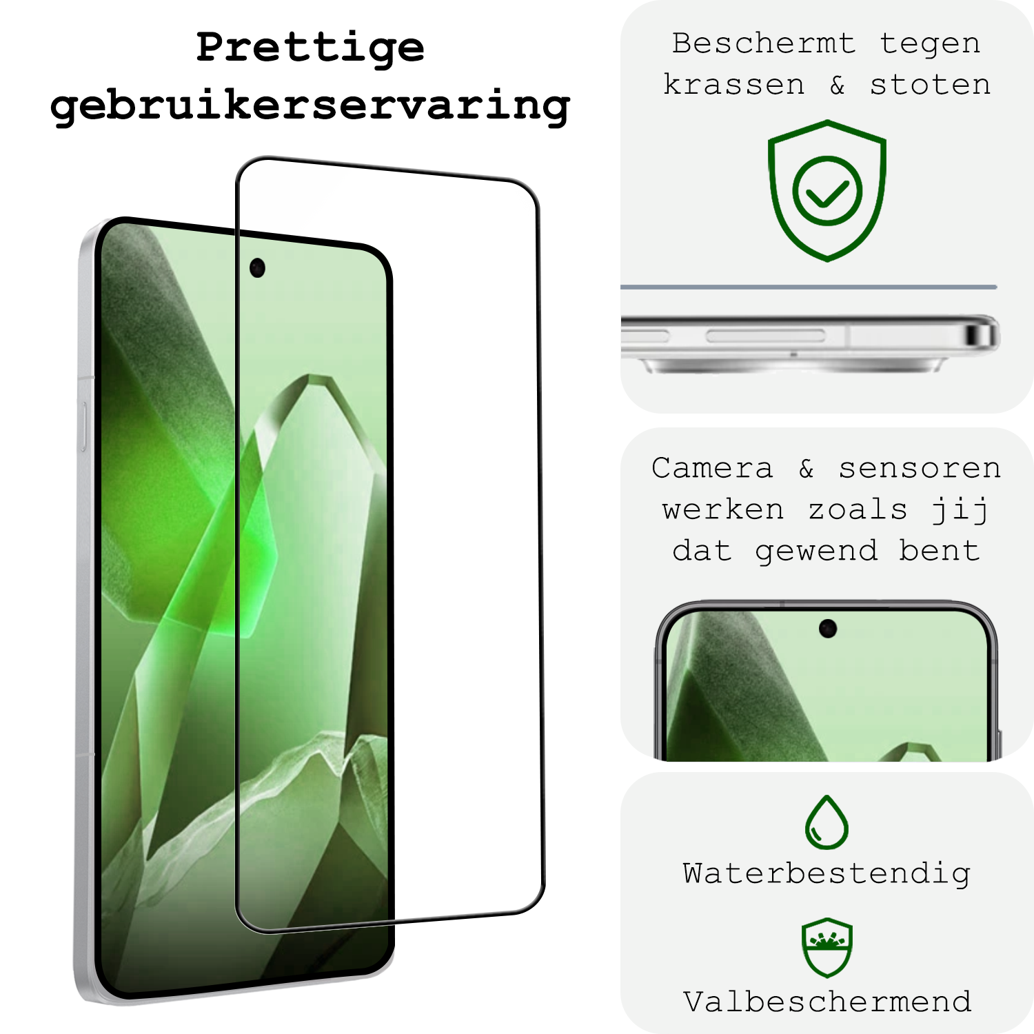 BASEY. BASEY. OnePlus 13 Screenprotector Full Cover - 2 PACK