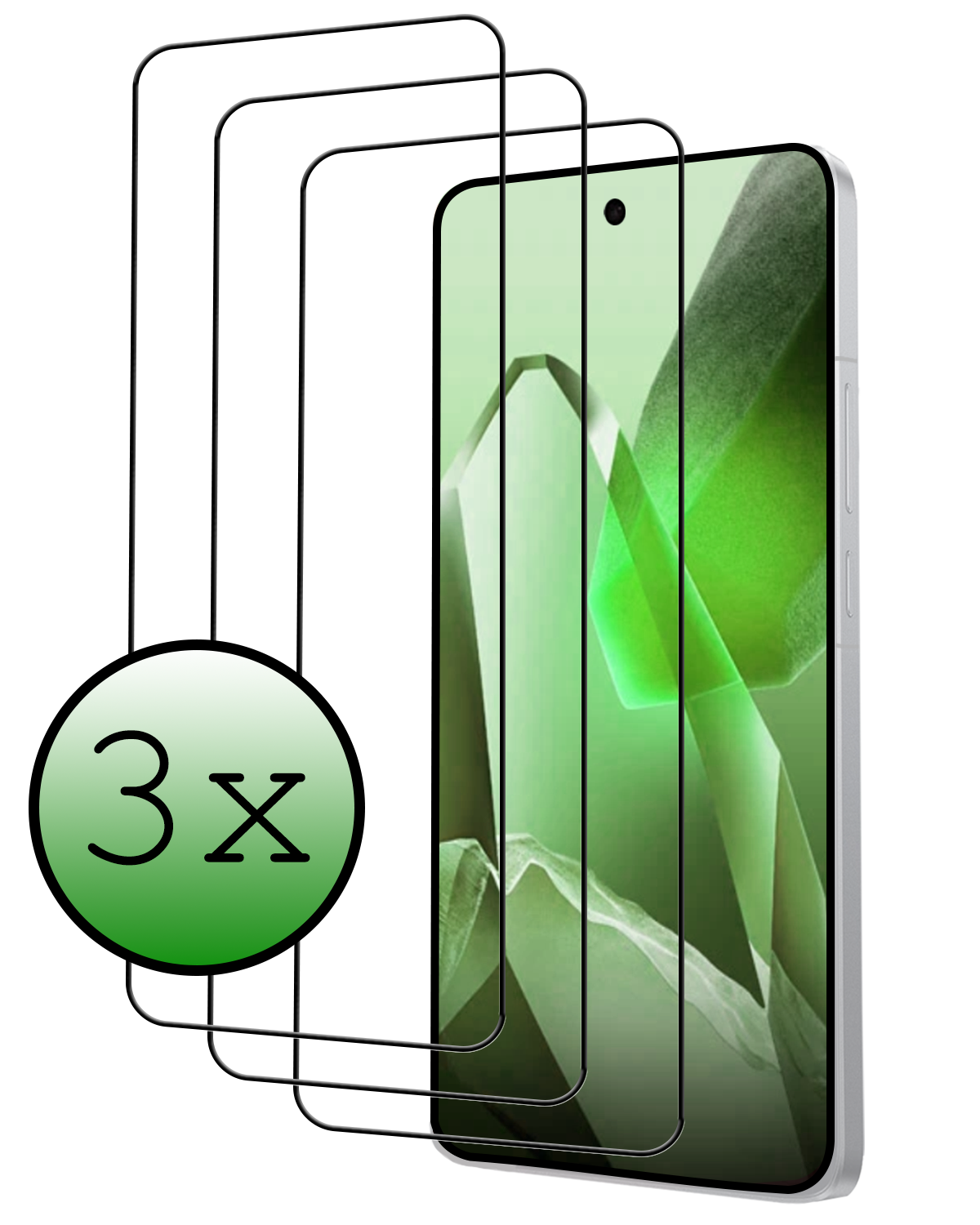 BASEY. BASEY. OnePlus 13 Screenprotector Full Cover - 3 PACK