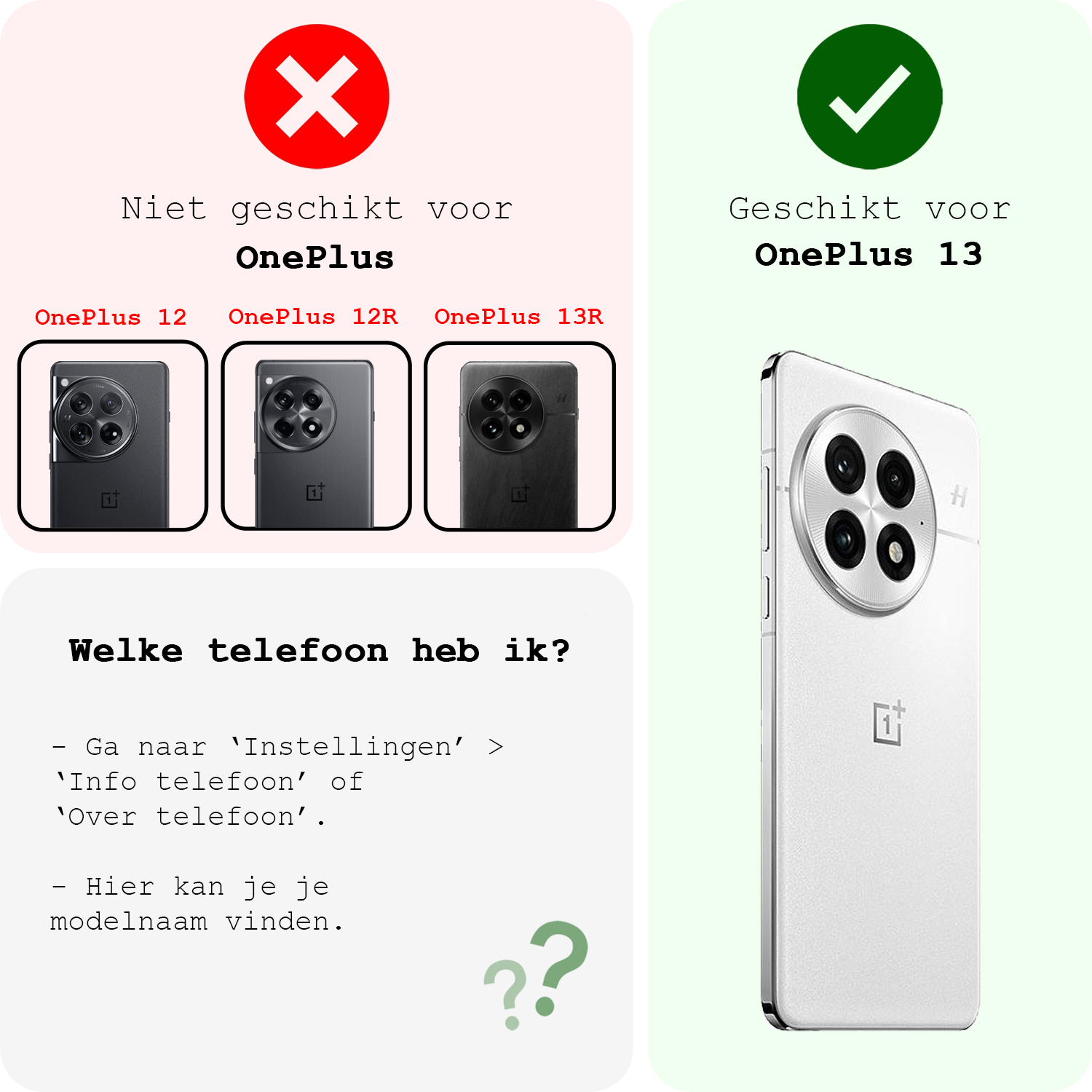 BASEY. BASEY. OnePlus 13 Hoesje Shockproof Met Screenprotector