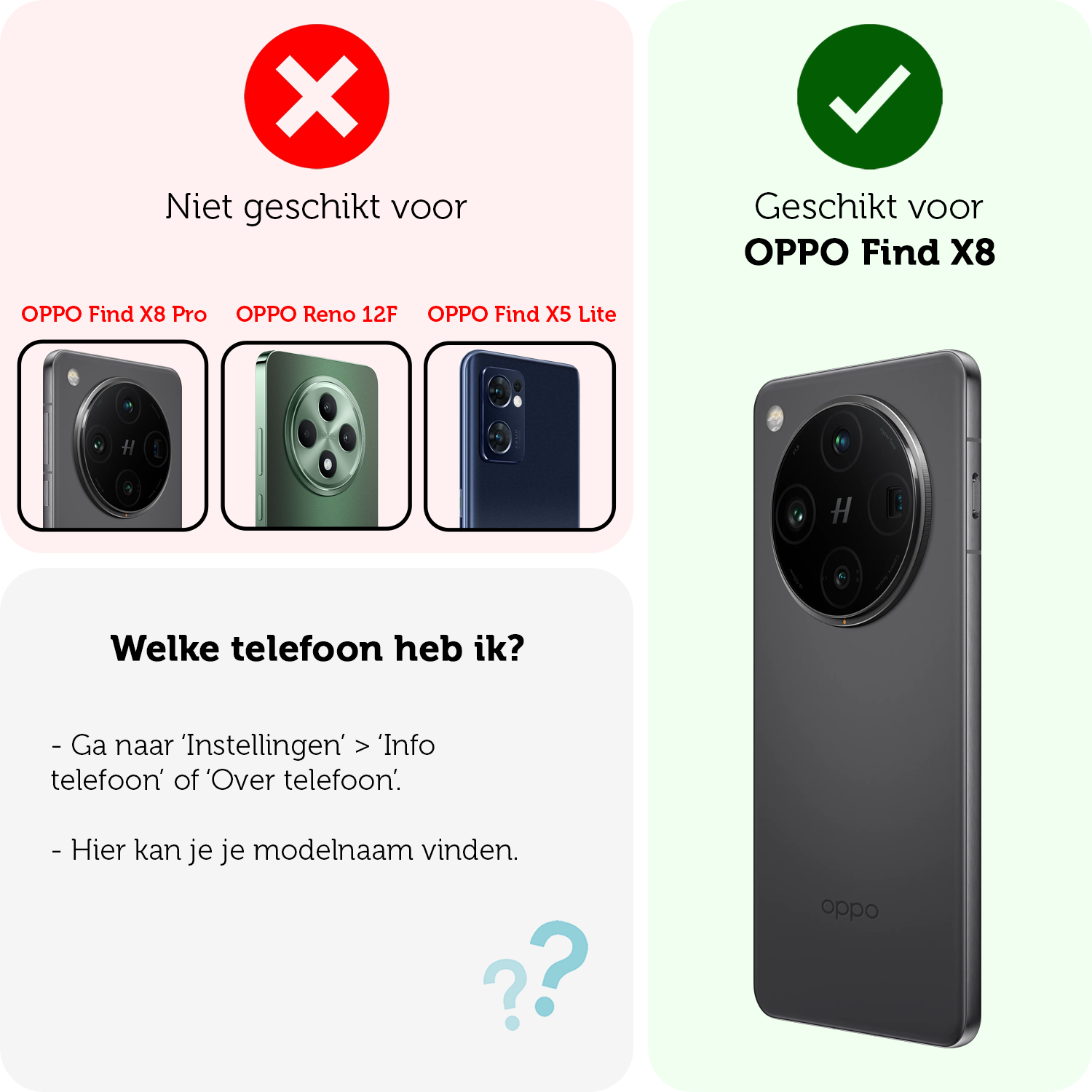 Forterra Forterra Oppo Find X8 Camera Screenprotector - 3 PACK