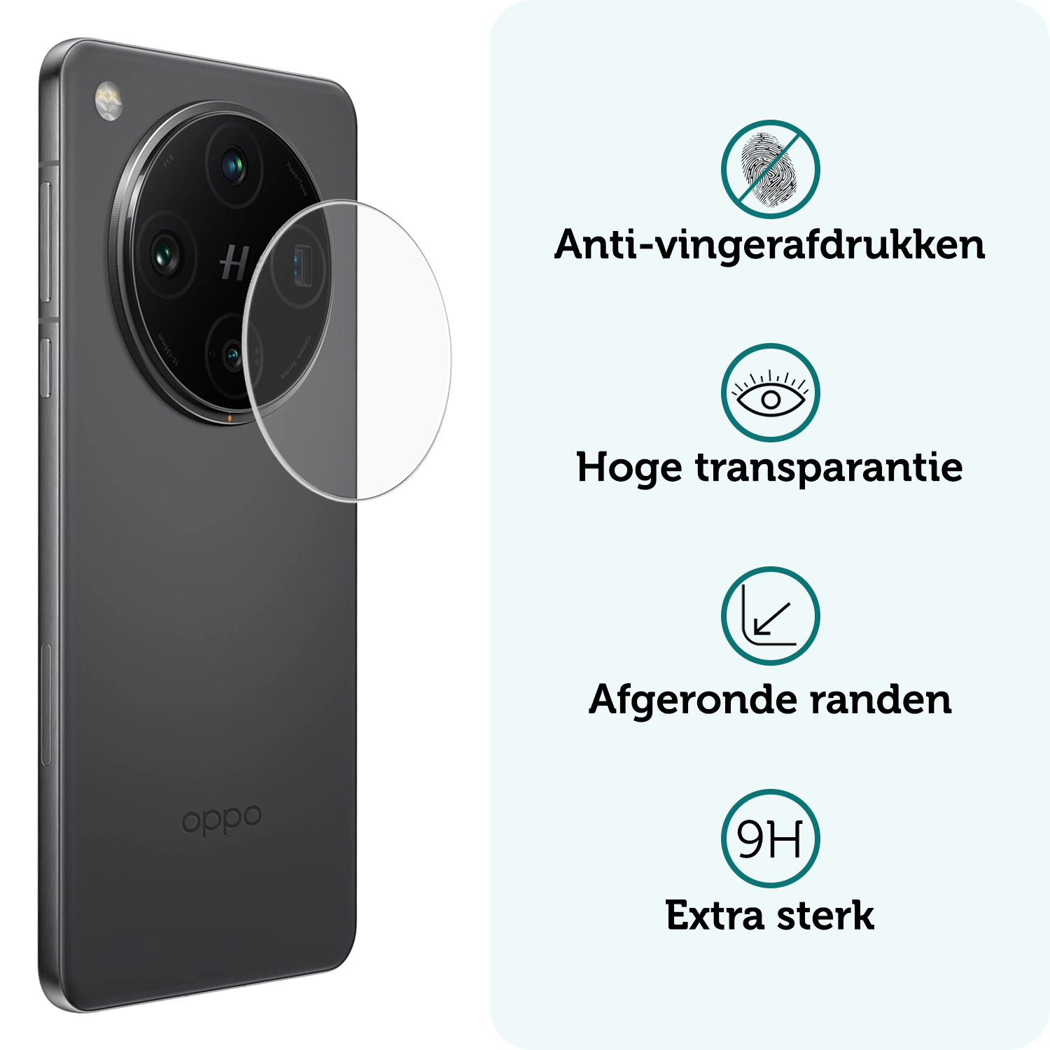 Forterra Forterra Oppo Find X8 Camera Screenprotector - 3 PACK