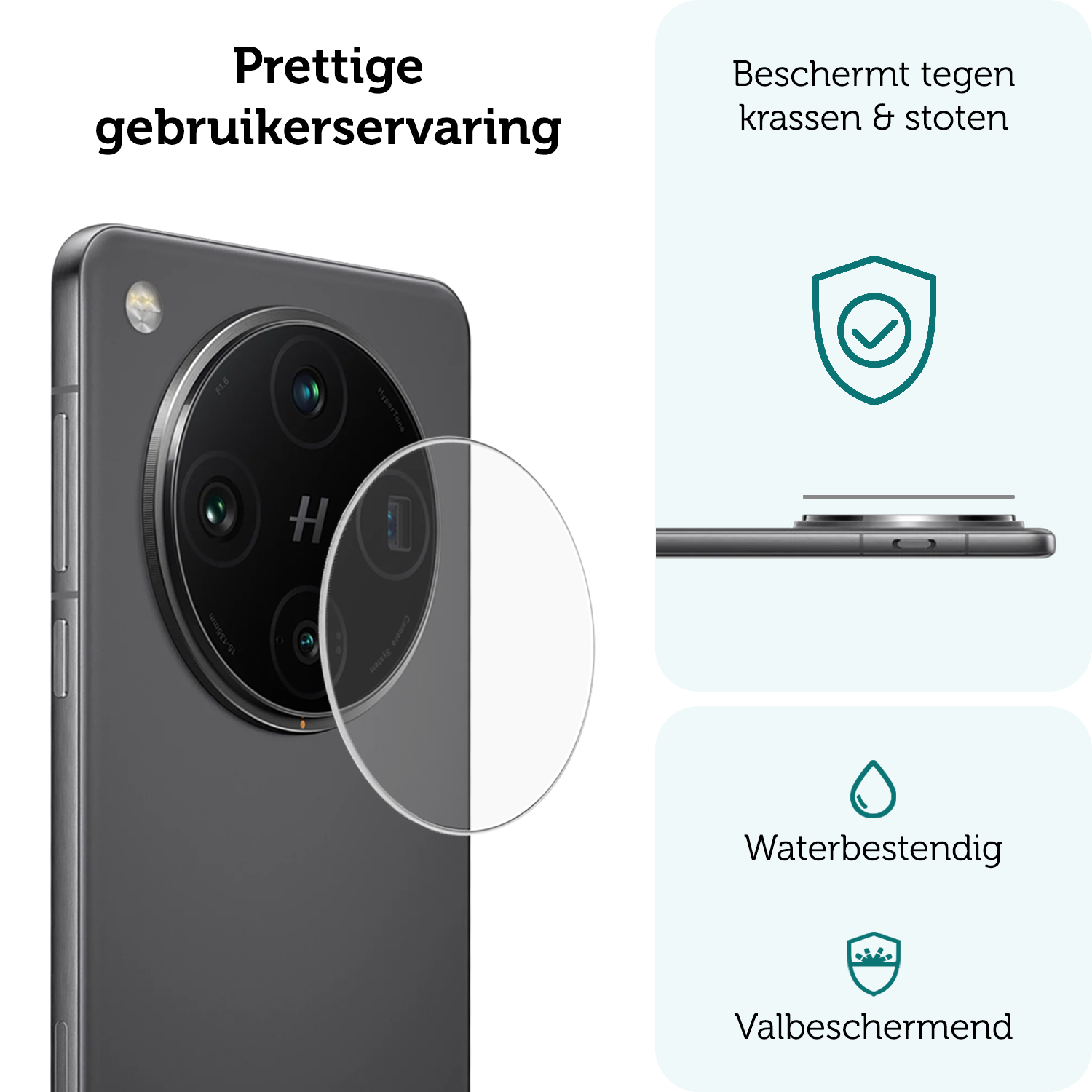 Forterra Forterra Oppo Find X8 Camera Screenprotector - 3 PACK