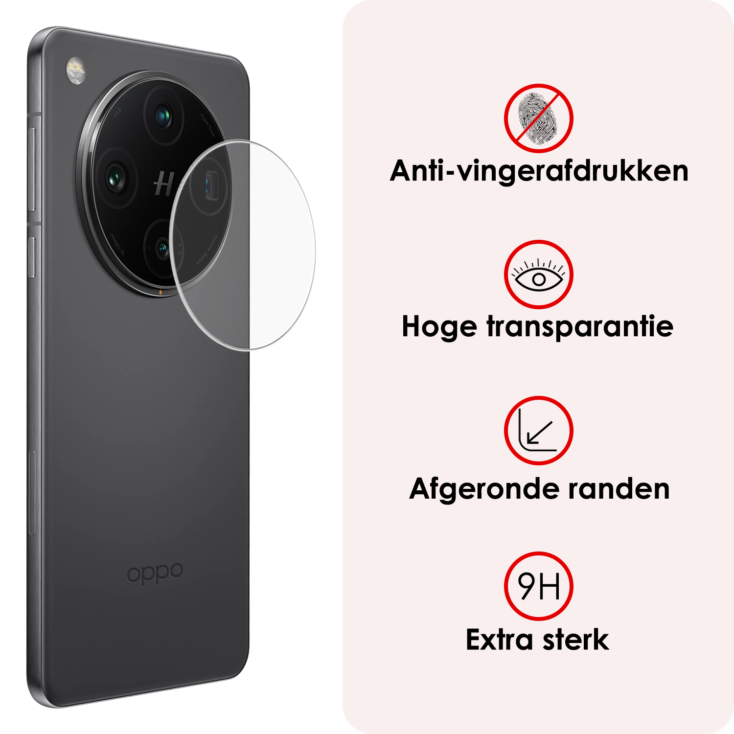 NoXx NoXx Oppo Find X8 Camera Screenprotector - 2 PACK
