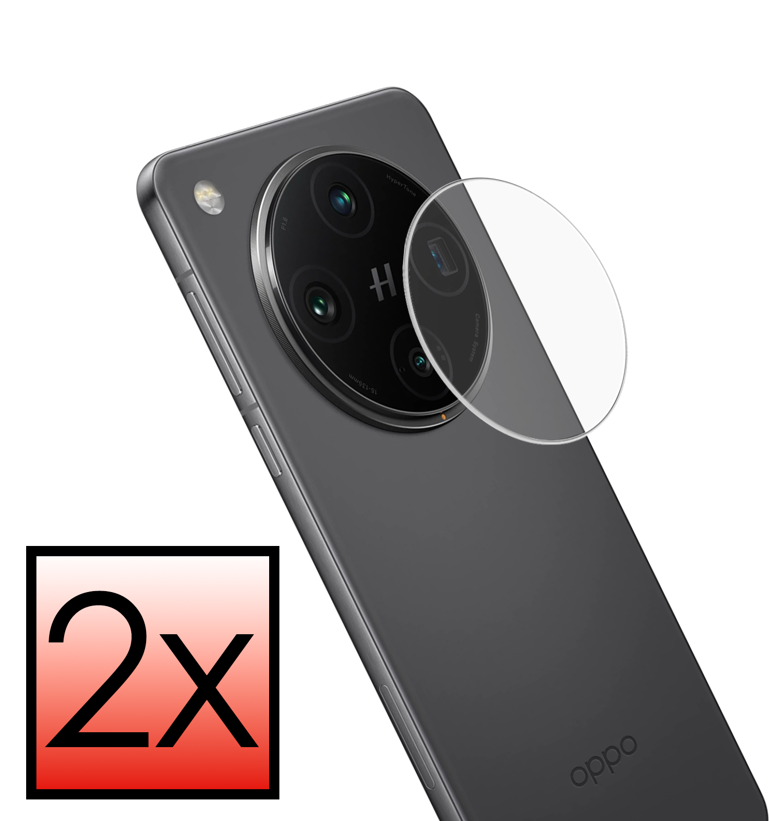 NoXx NoXx Oppo Find X8 Camera Screenprotector - 2 PACK