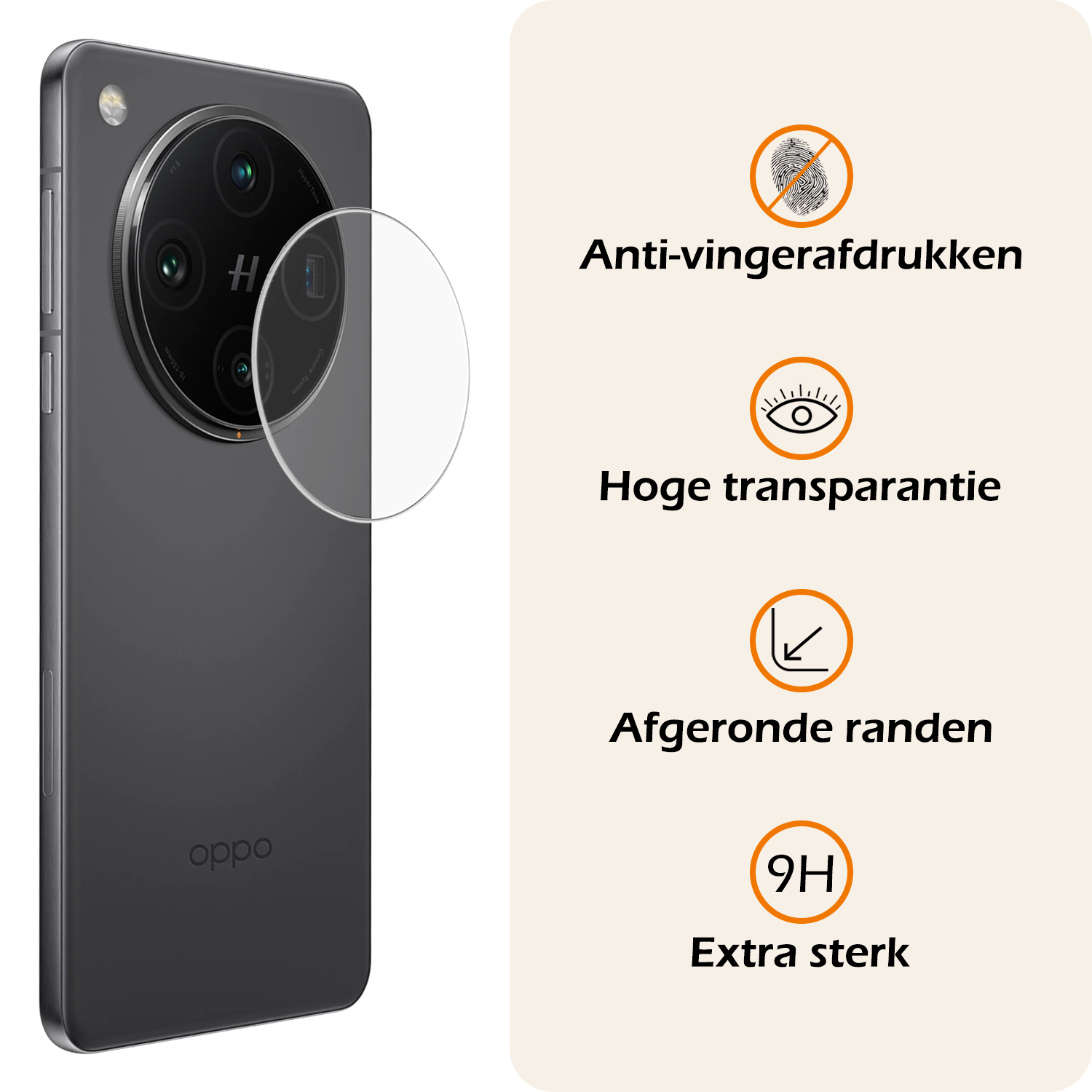 Nomfy Nomfy Oppo Find X8 Pro Camera Screenprotector