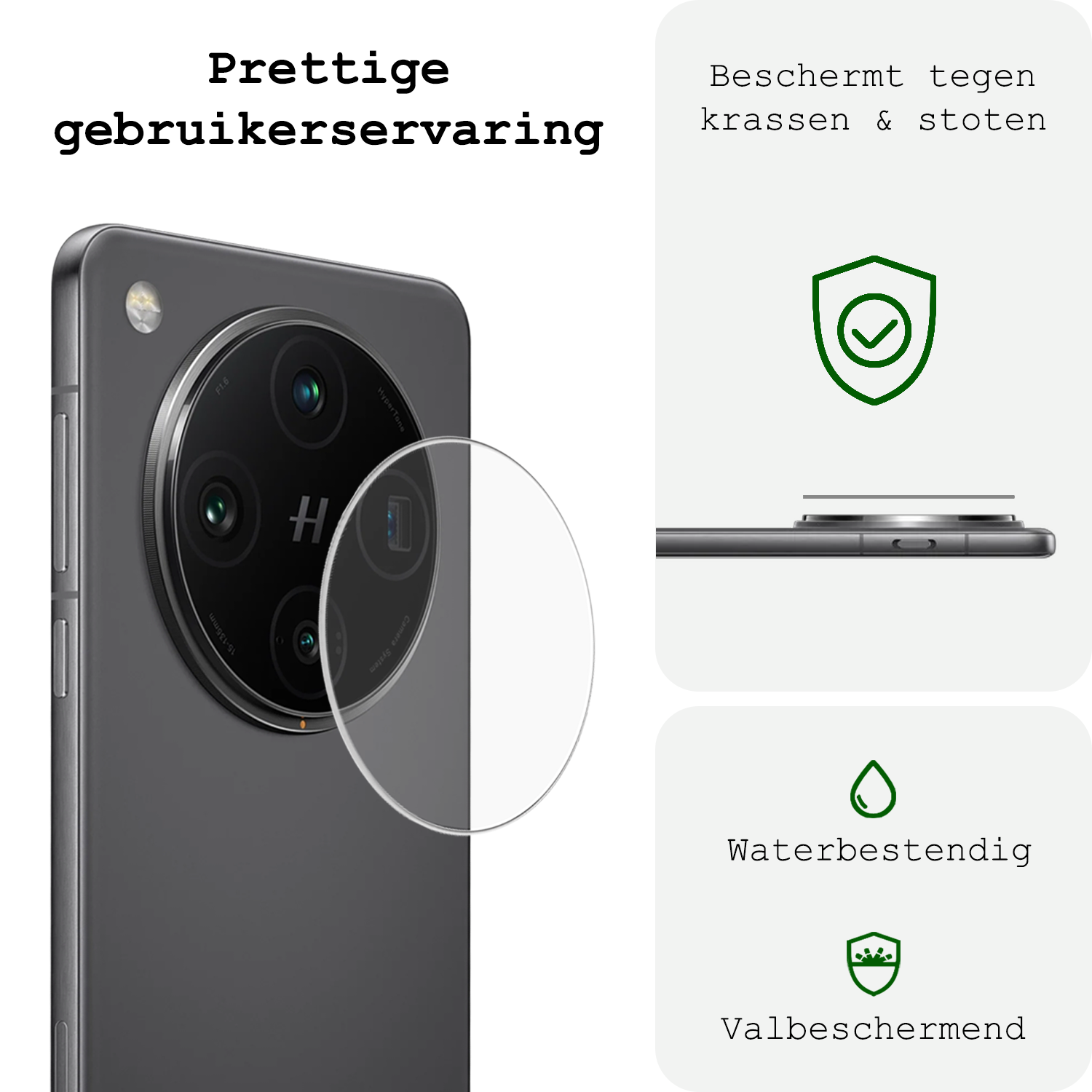 BASEY. BASEY. Oppo Find X8 Pro Camera Screenprotector - 3 PACK