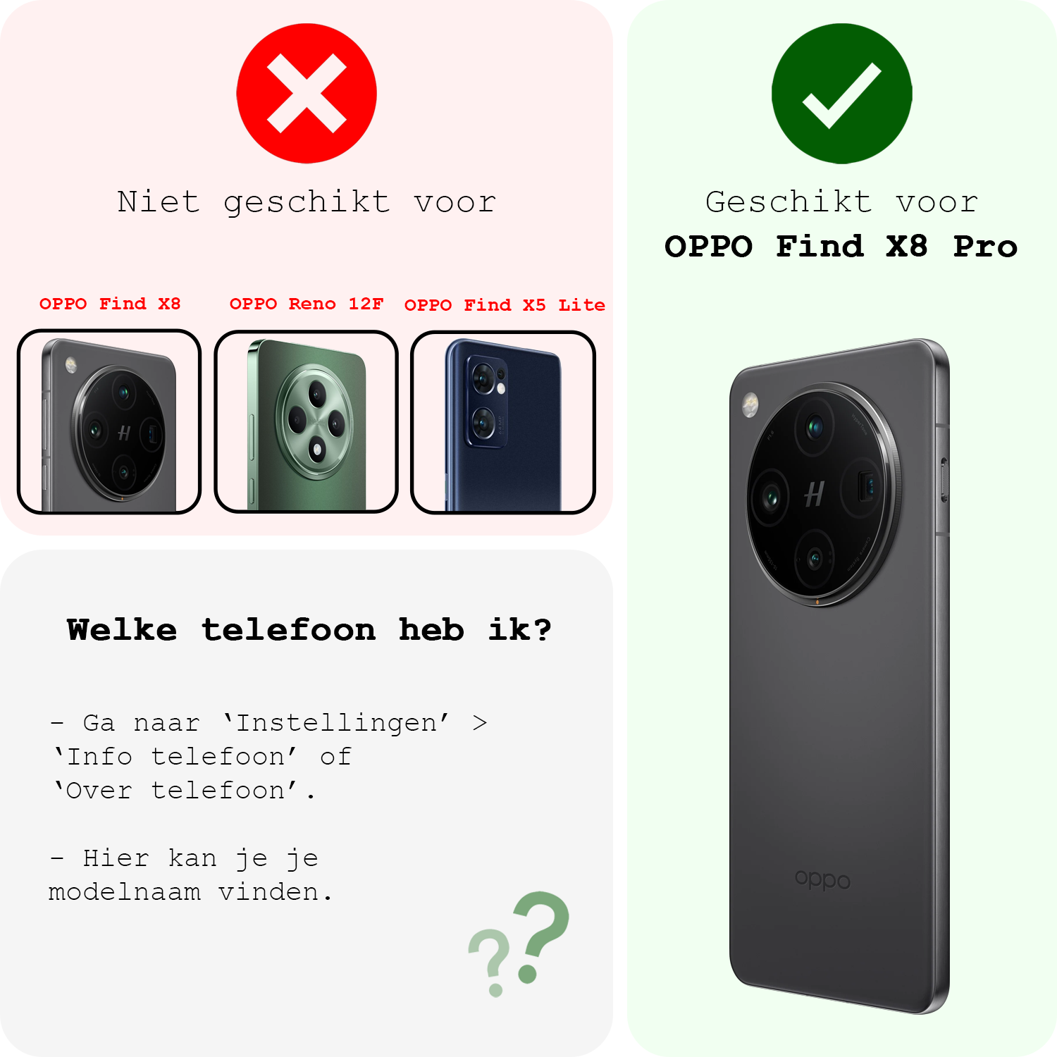 BASEY. BASEY. Oppo Find X8 Pro Camera Screenprotector - 3 PACK