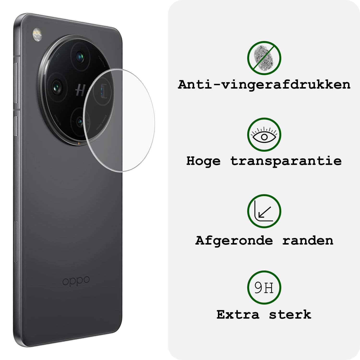 BASEY. BASEY. Oppo Find X8 Pro Camera Screenprotector - 3 PACK
