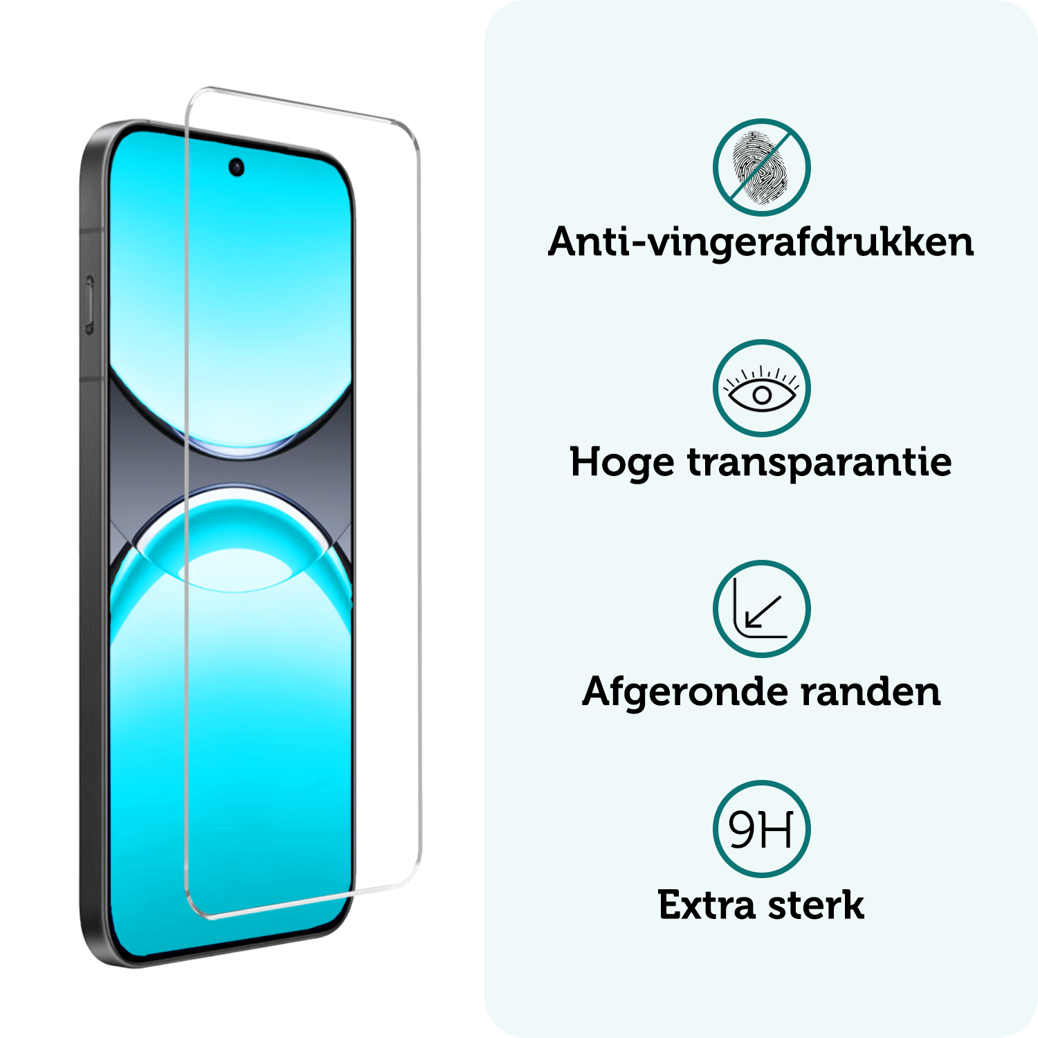 Forterra Forterra Oppo Find X8 Screenprotector Glas
