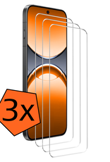 Nomfy Nomfy Oppo Find X8 Screenprotector Glas - 3 PACK