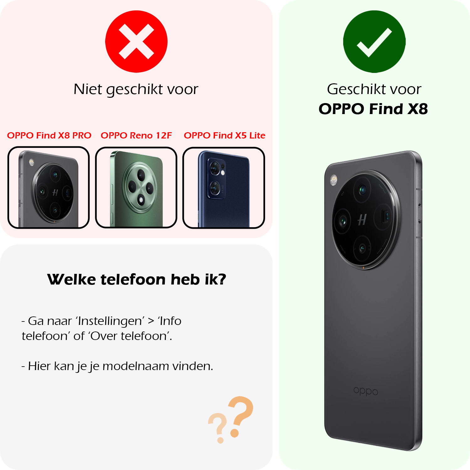 Nomfy Nomfy Oppo Find X8 Screenprotector Glas