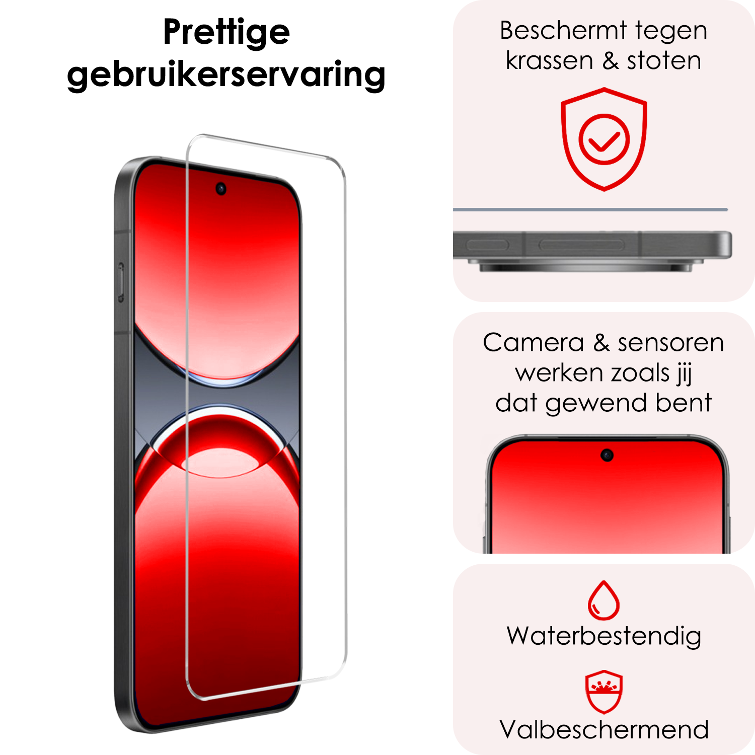 NoXx NoXx Oppo Find X8 Screenprotector Glas - 2 PACK