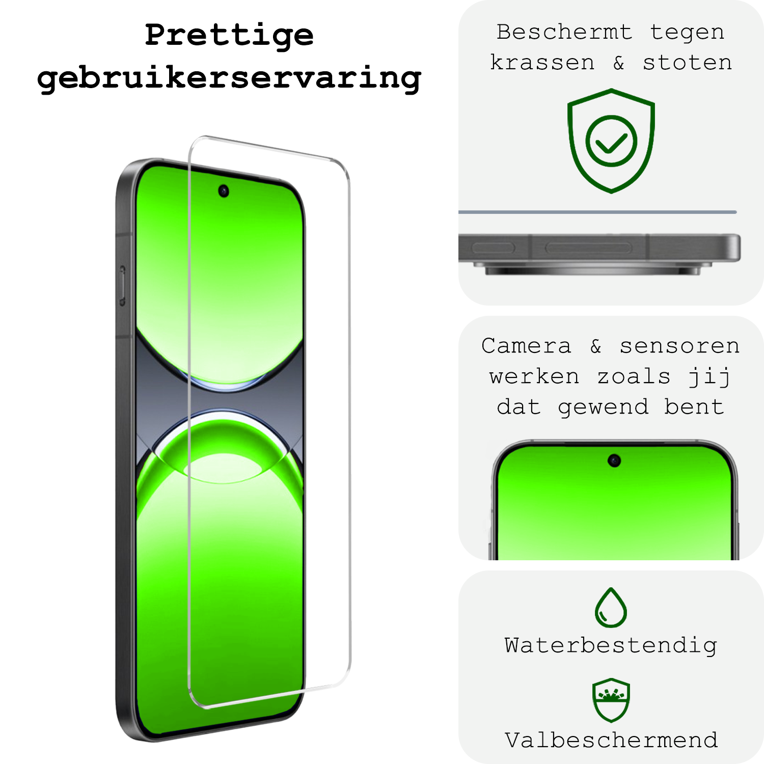 BASEY. BASEY. Oppo Find X8 Screenprotector Glas - 3 PACK