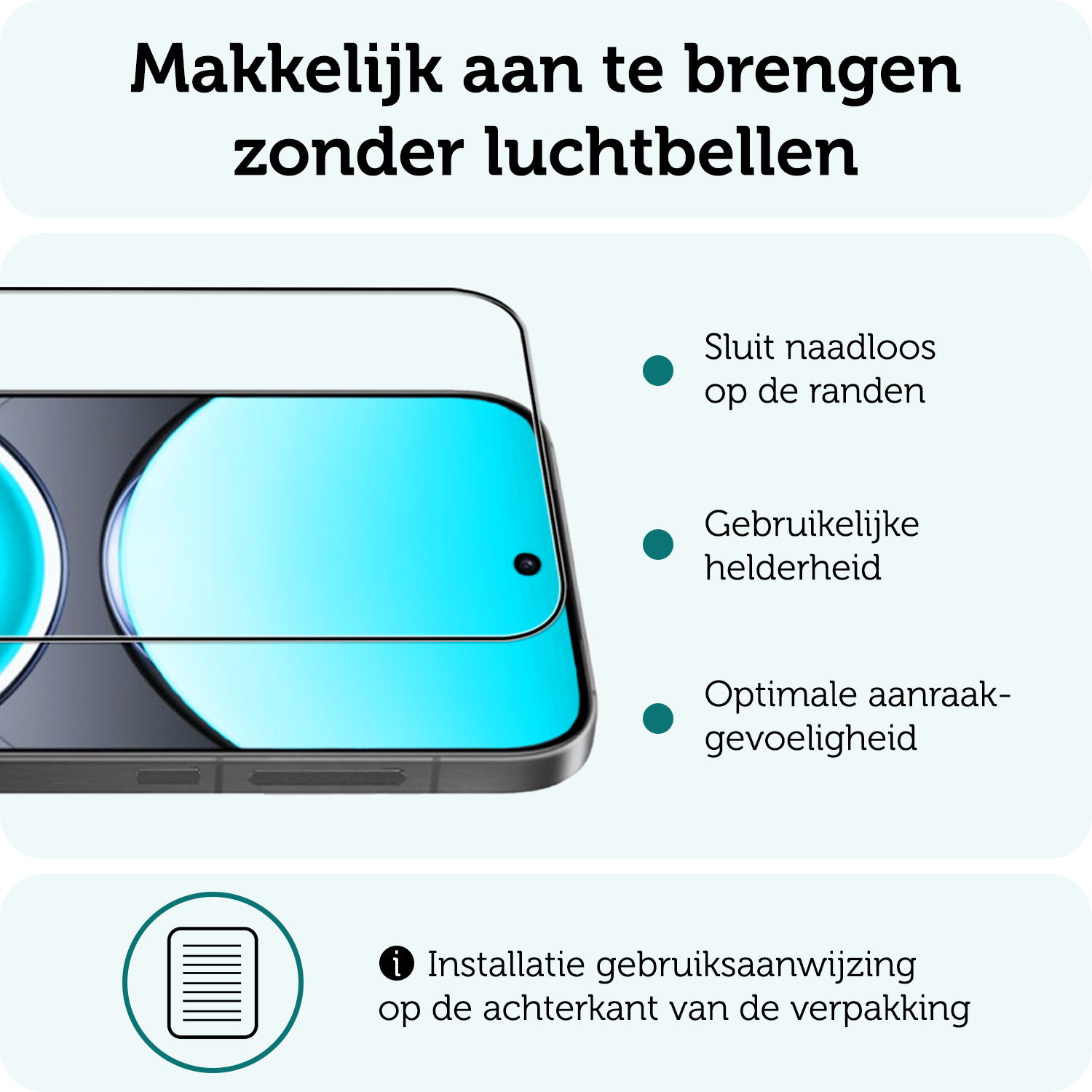 Forterra Forterra Oppo Find X8 Pro Screenprotector Full Cover - 2 PACK