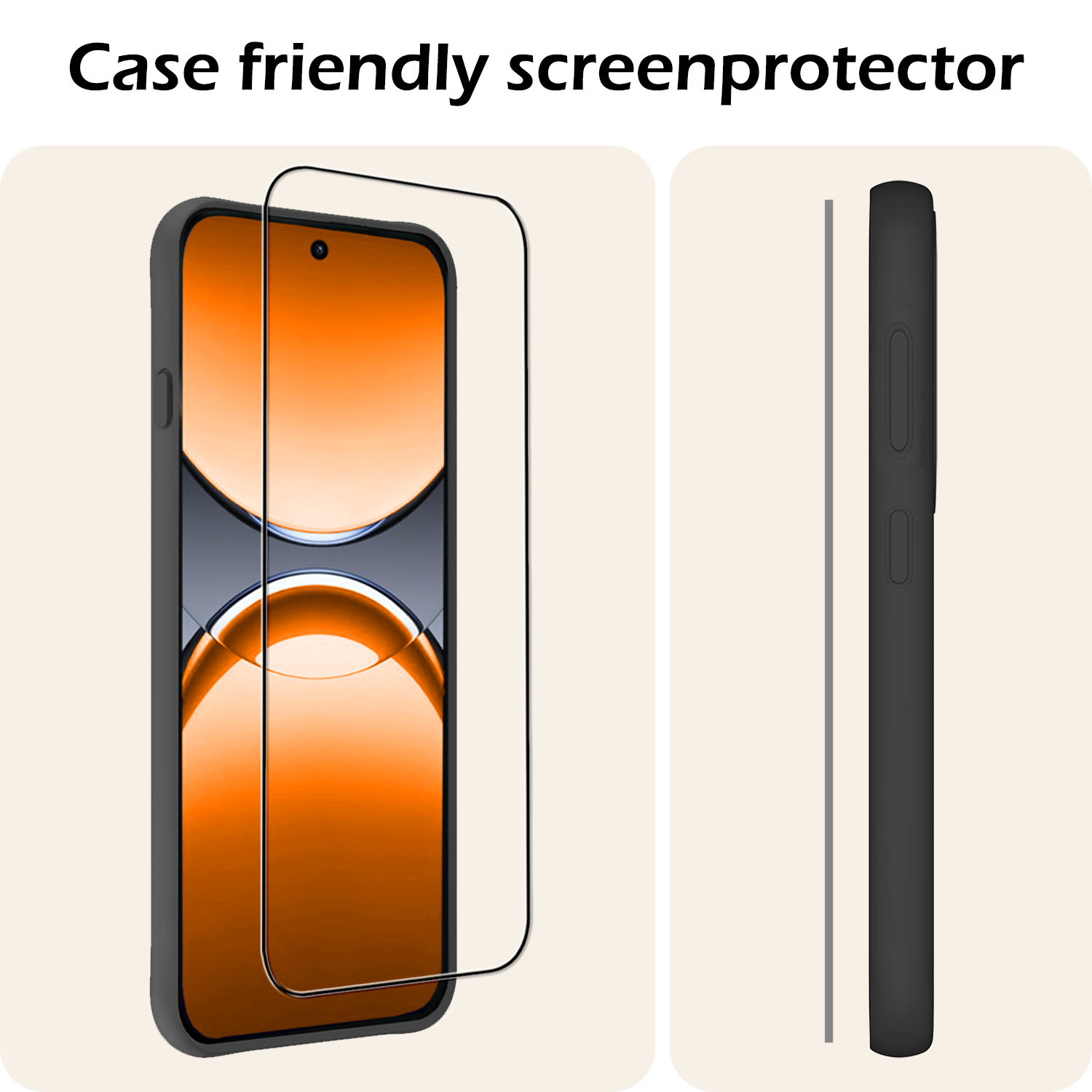 Nomfy Nomfy Oppo Find X8 Pro Screenprotector Full Cover - 3 PACK