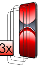 NoXx NoXx Oppo Find X8 Pro Screenprotector Full Cover - 3 PACK