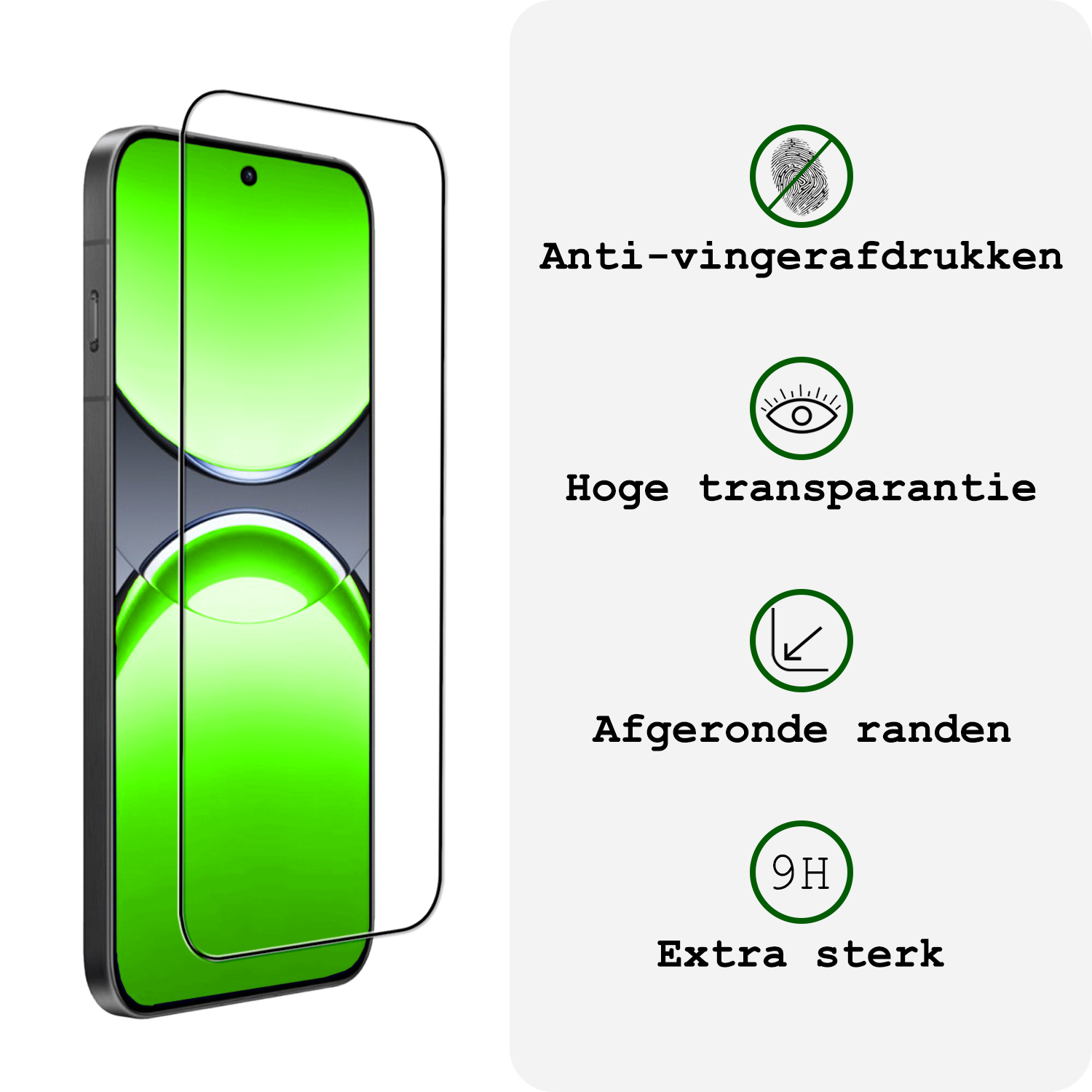 BASEY. BASEY. Oppo Find X8 Pro Screenprotector Full Cover - 2 PACK