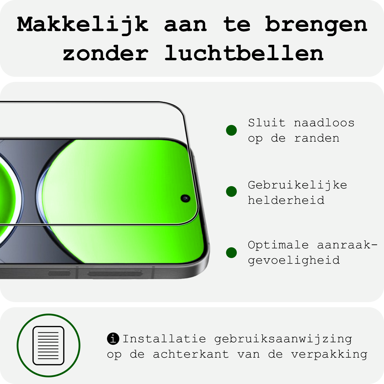 BASEY. BASEY. Oppo Find X8 Pro Screenprotector Full Cover - 2 PACK