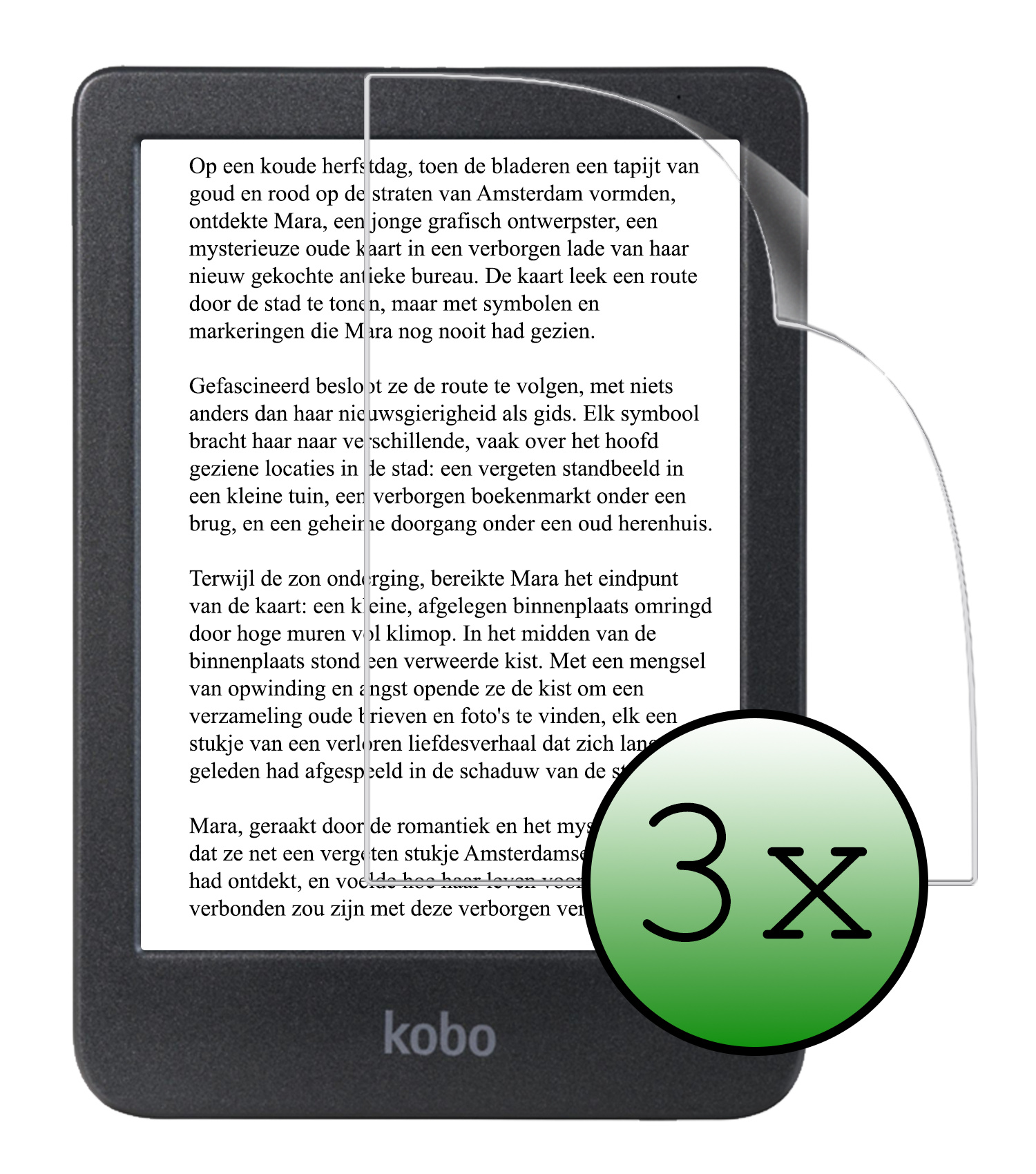 BASEY. BASEY. Kobo Clara 2E Schermfolie - 3 PACK