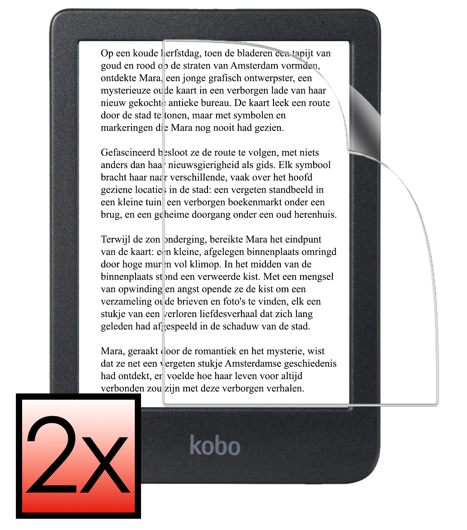 NoXx NoXx Kobo Clara 2E Schermfolie - 2 PACK