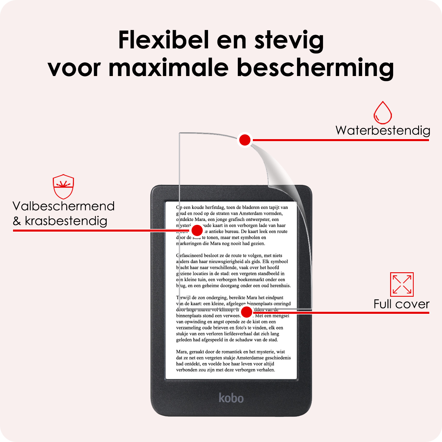 NoXx NoXx Kobo Clara 2E Schermfolie - 3 PACK
