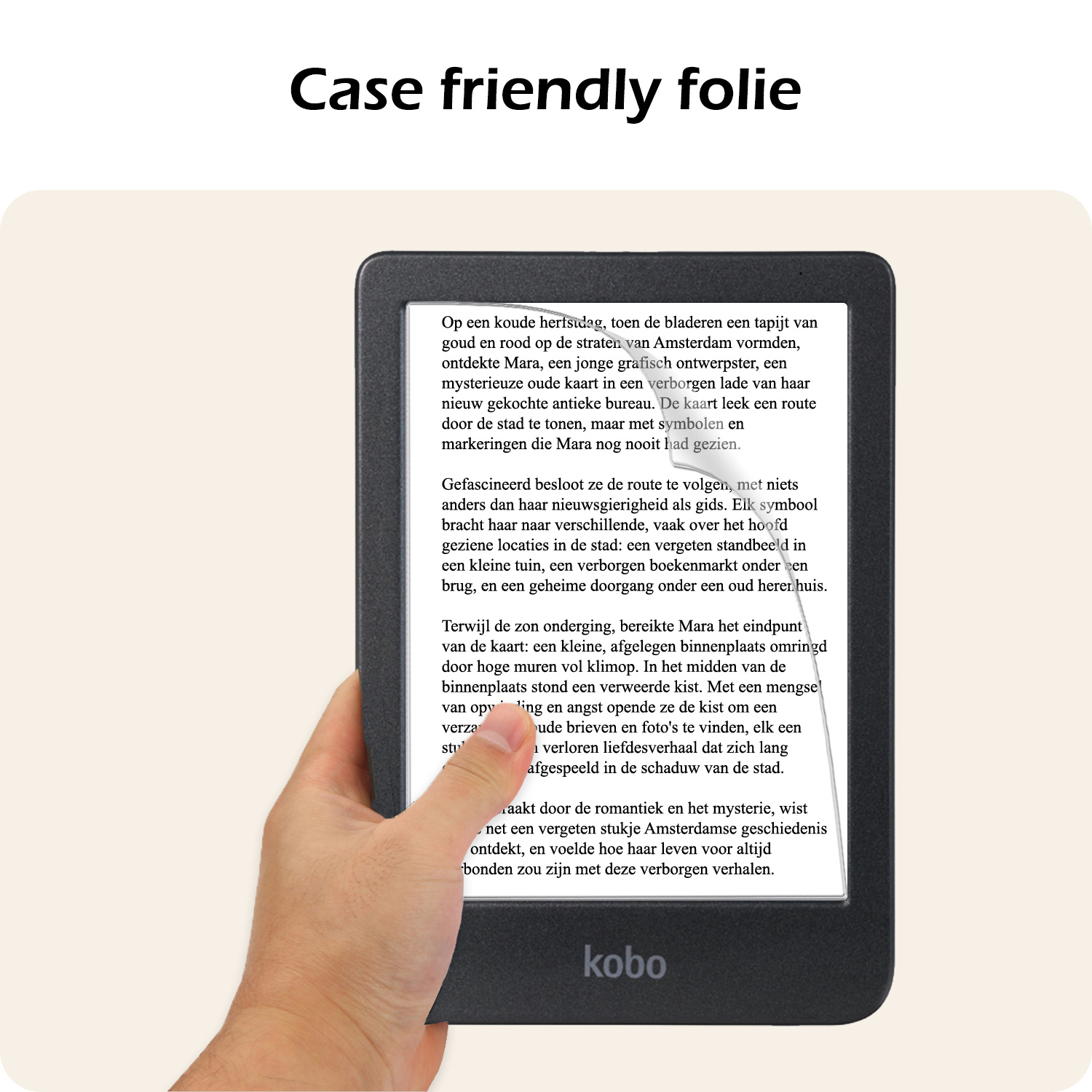 Nomfy Nomfy Kobo Clara 2E Schermfolie - 3 PACK