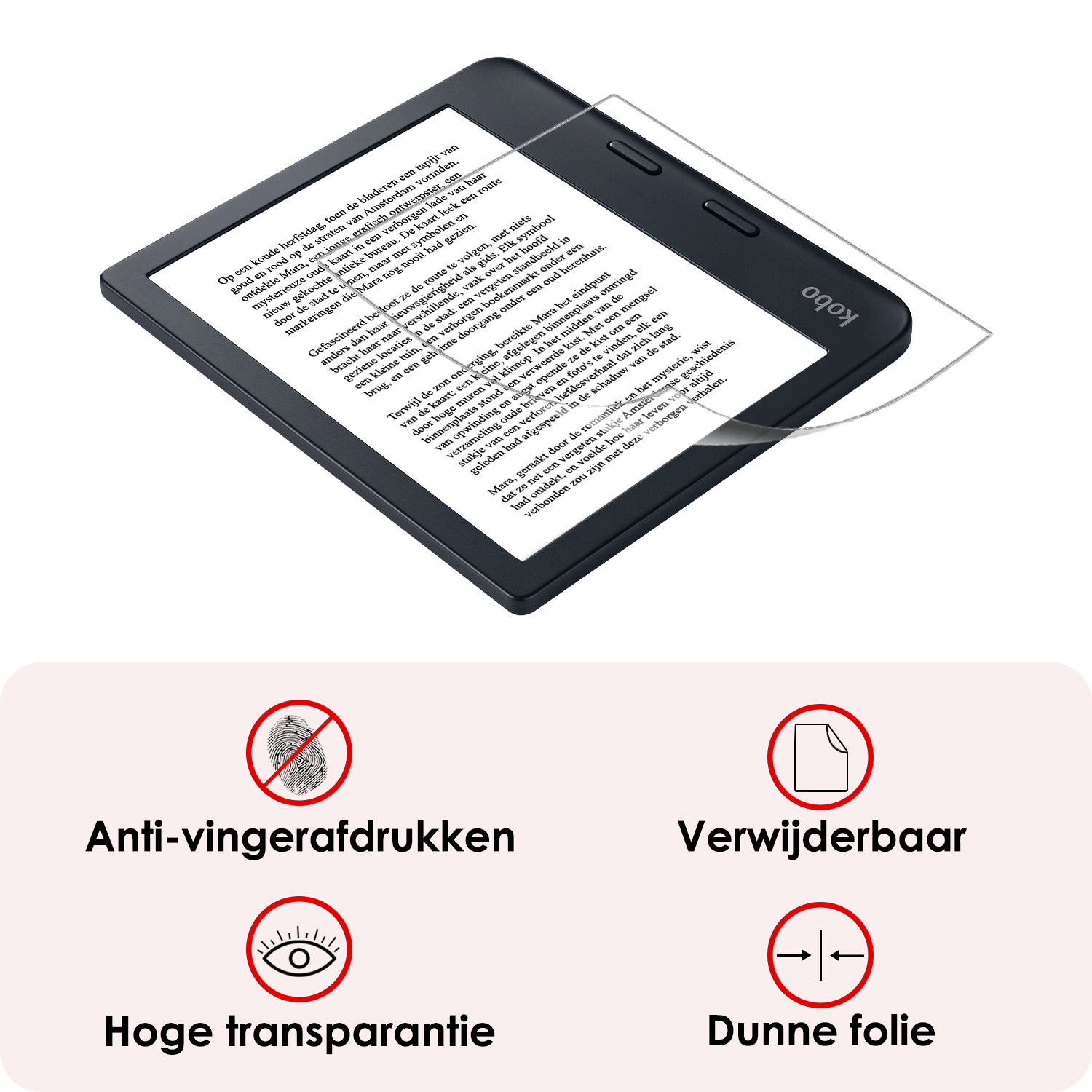 NoXx NoXx Kobo Libra 2 Schermfolie - 2 PACK