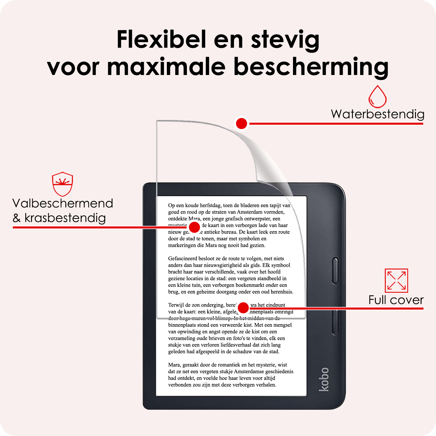 NoXx NoXx Kobo Libra 2 Schermfolie - 3 PACK
