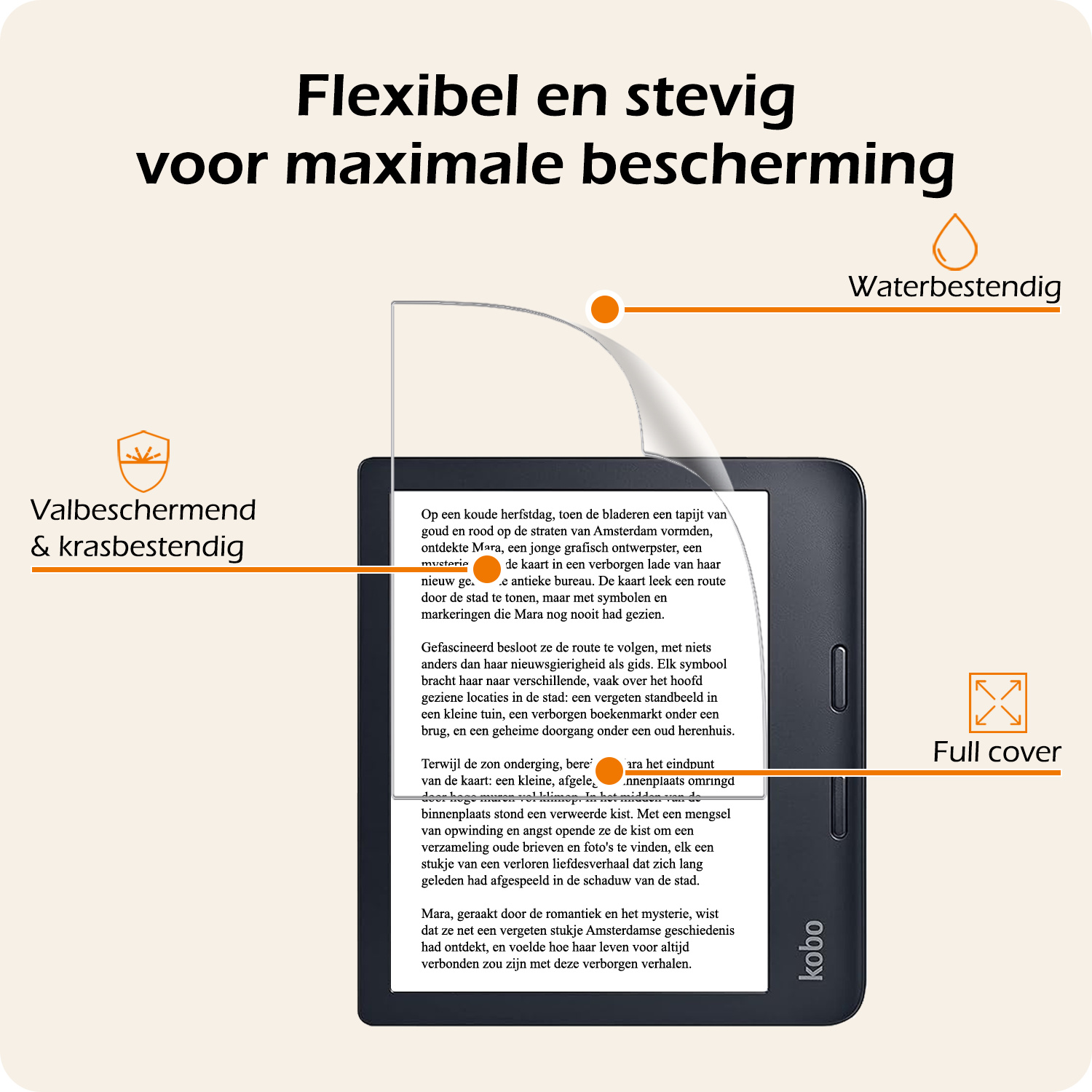 Nomfy Nomfy Kobo Libra 2 Schermfolie - 2 PACK