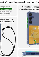 BASEY. BASEY. Samsung Galaxy A16 Hoesje Pashouder met Koord Met Screenprotector