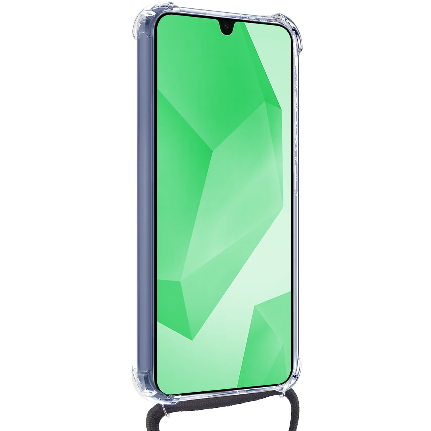 BASEY. BASEY. Samsung Galaxy A16 Hoesje Pashouder met Koord Met Screenprotector