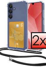 NoXx NoXx Samsung Galaxy A16 Hoesje Pashouder met Koord - 2 PACK