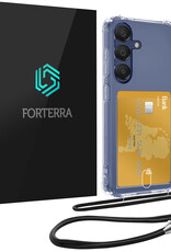 Forterra Forterra Samsung Galaxy A16 Hoesje Pashouder met Koord
