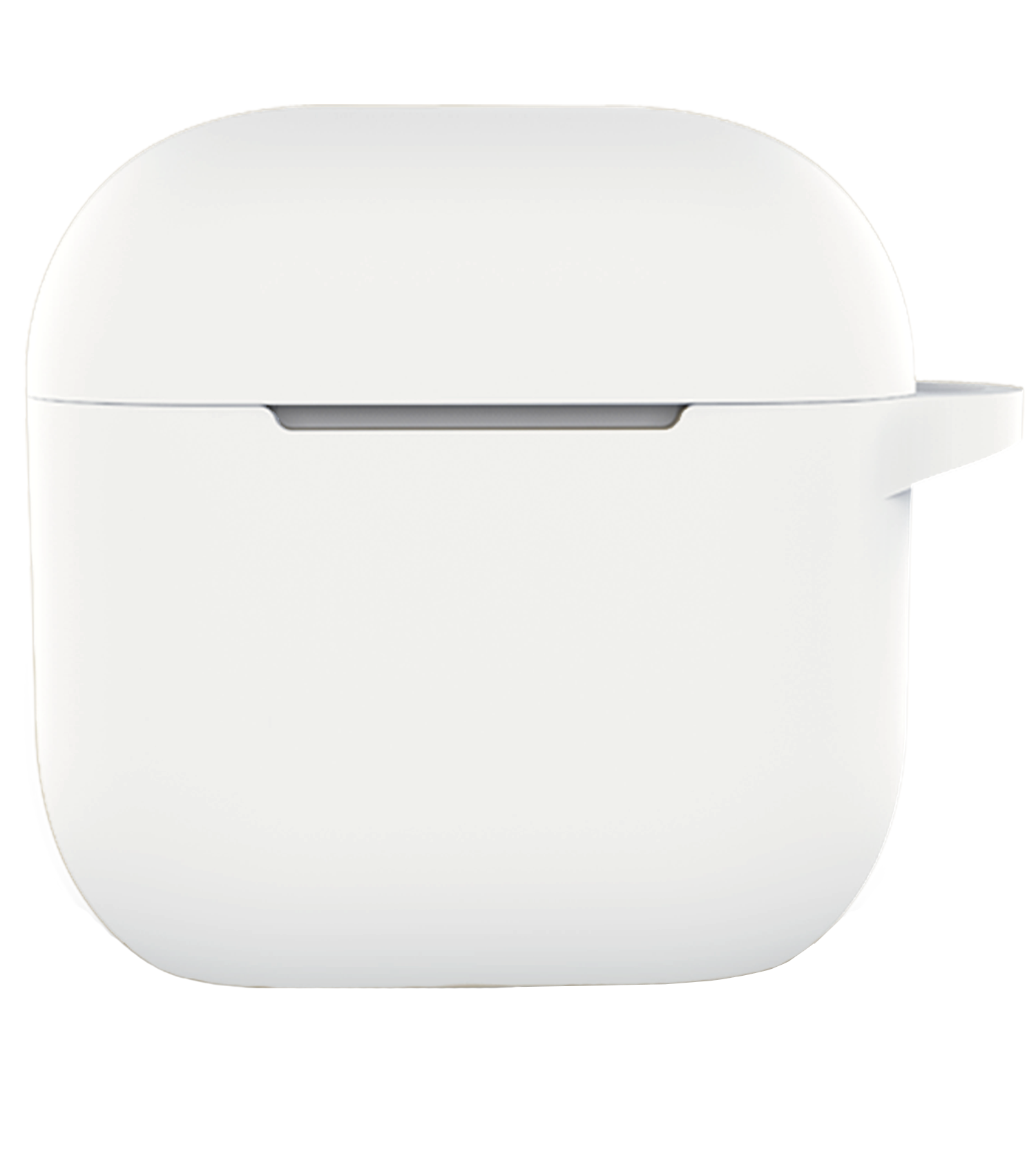 Nomfy Nomfy Siliconen Hoesje Voor Apple AirPods 4 - Wit