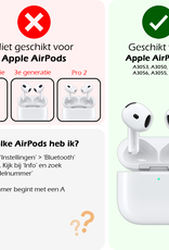 Nomfy Nomfy Siliconen Hoesje Voor Apple AirPods 4 - Grijs