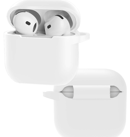 NoXx NoXx Siliconen Hoesje Voor Apple AirPods 4 - Wit