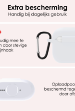 NoXx NoXx Siliconen Hoesje Voor Apple AirPods 4 - Wit