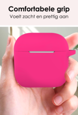 NoXx NoXx Siliconen Hoesje Voor Apple AirPods 4 - Roze