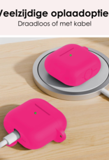 NoXx NoXx Siliconen Hoesje Voor Apple AirPods 4 - Roze