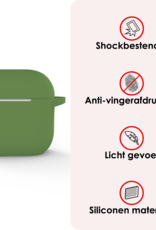 NoXx NoXx Siliconen Hoesje Voor Apple AirPods 4 - Donkergroen